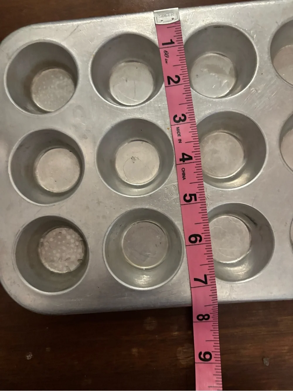 vintage Comet aluminum 12-cup mini muffin pan